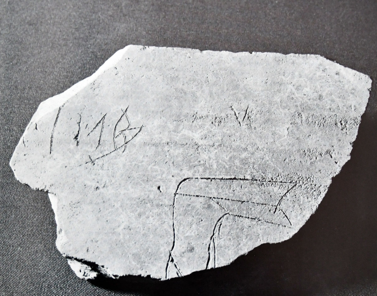 zeigelplatte fragment